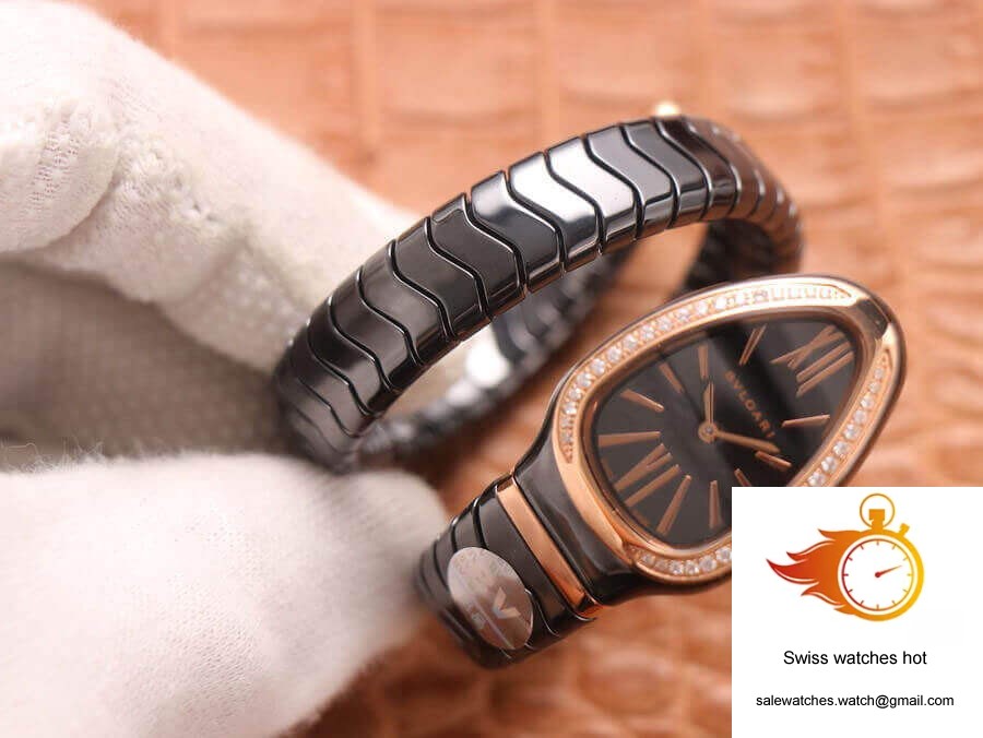 Bvlgari Serpenti 102532 BV Factory Rose Gold Diamond 9 Bvlgari Serpenti 102532 BV Factory Rose Gold Diamond 9