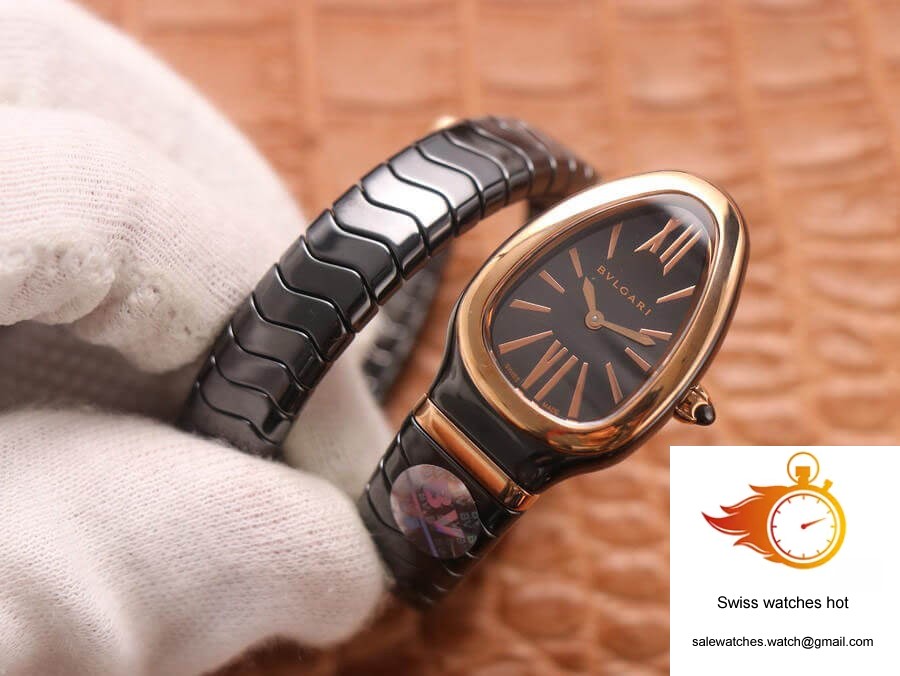 Bvlgari Serpenti 102735 BV Factory Rose Gold Black Dial 9 Bvlgari Serpenti 102735 BV Factory Rose Gold Black Dial 9