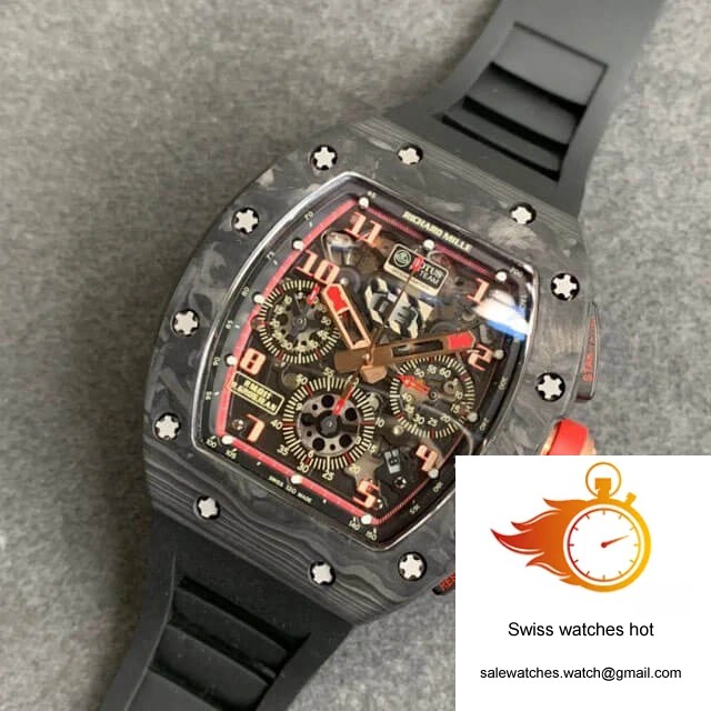 Richard Mille RM-011 KV Factory V2 Forged Carbon Black Case 9 Richard Mille RM-011 KV Factory V2 Forged Carbon Black Case 9