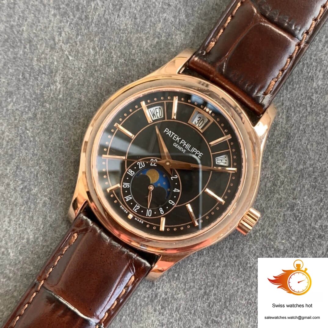 Patek Philippe Complications 5205R-010 GR Factory Rose Gold Black Dial 9 Patek Philippe Complications 5205R-010 GR Factory Rose Gold Black Dial 9