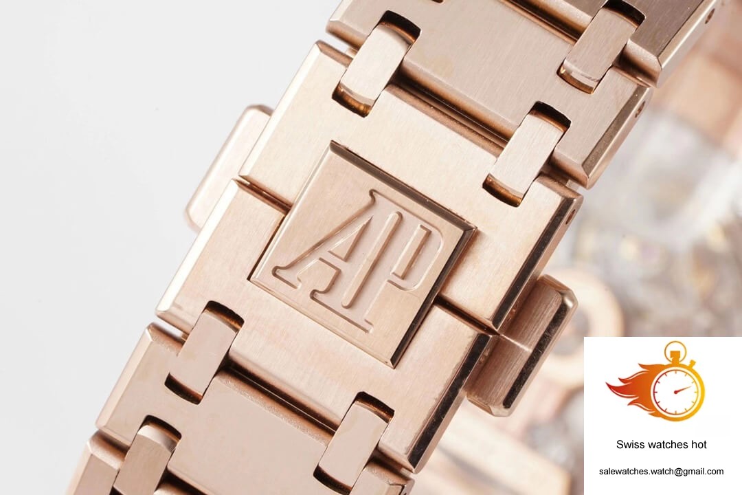 Audemars Piguet Royal Oak 15202OR.OO.1240OR.01 KZ Factory Rose Gold Blue Dial 9 Audemars Piguet Royal Oak 15202OR.OO.1240OR.01 KZ Factory Rose Gold Blue Dial 9