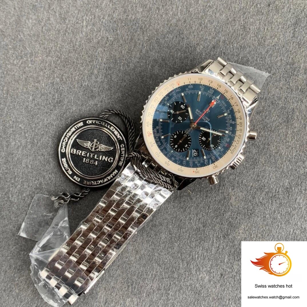 Breitling Navitimer 1 B01 AB0121211C1A1 GF Factory Blue Dial 9 Breitling Navitimer 1 B01 AB0121211C1A1 GF Factory Blue Dial 9
