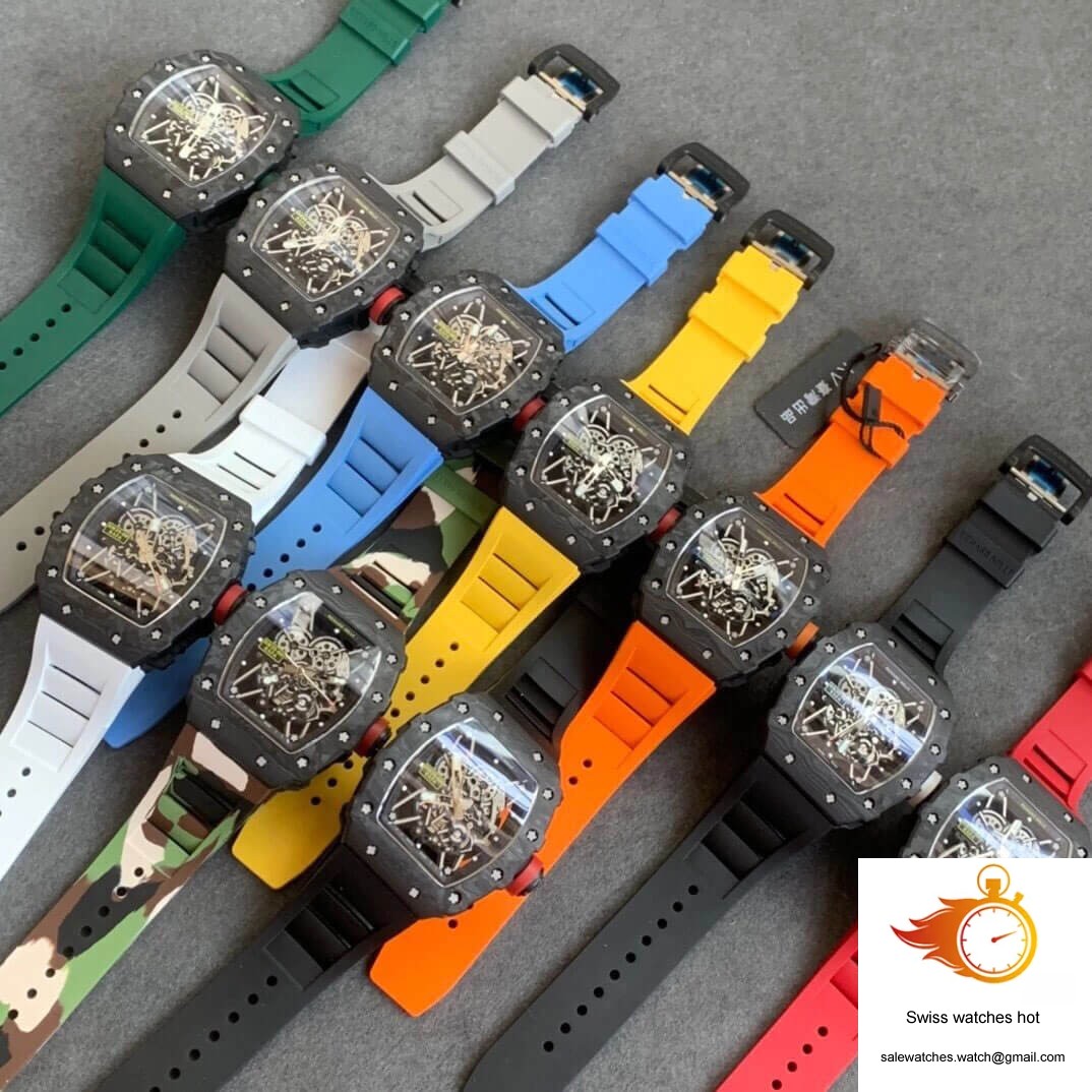 Richard Mille RM035-02 KV Factory V3 Carbon Fiber Green Strap 9 Richard Mille RM035-02 KV Factory V3 Carbon Fiber Green Strap 9