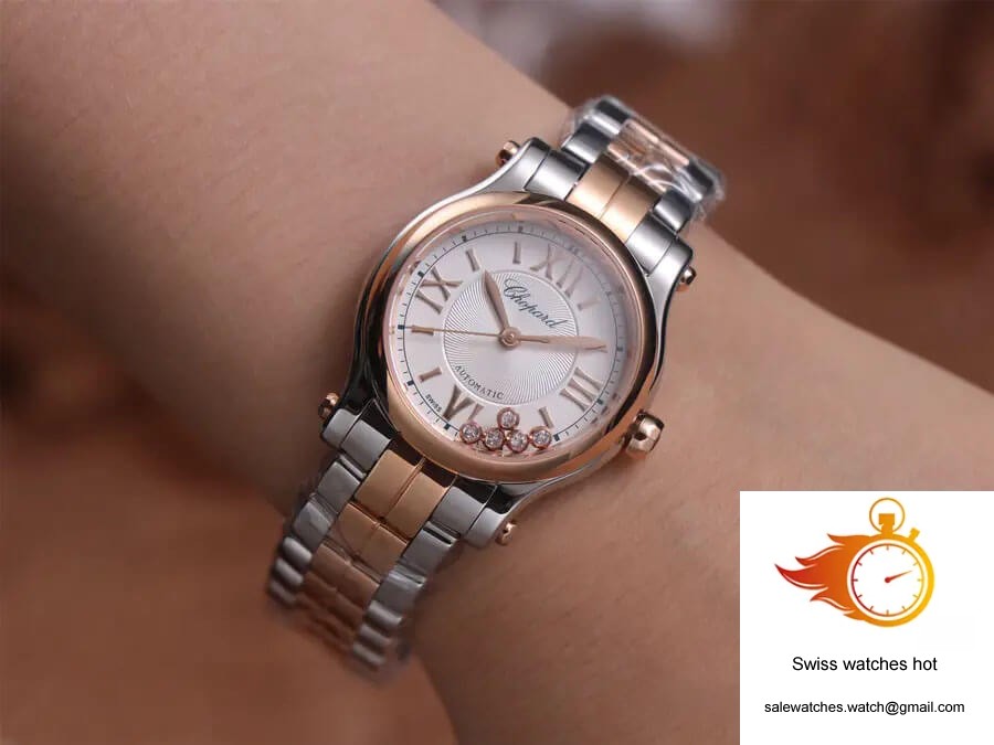 Chopard Happy Diamonds 278573-6014 YF Factory Rose Gold 9 Chopard Happy Diamonds 278573-6014 YF Factory Rose Gold 9