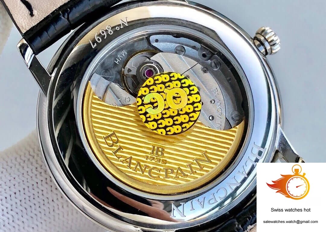 Blancpain Villeret 6551-1127-55B ZF Factory Black Dial 9 Blancpain Villeret 6551-1127-55B ZF Factory Black Dial 9