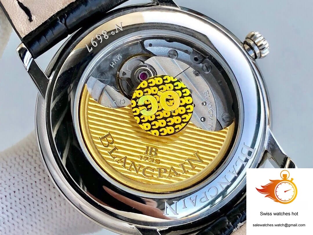 Blancpain Villeret 6551-1127-55B ZF Factory Blue Dial 9 Blancpain Villeret 6551-1127-55B ZF Factory Blue Dial 9