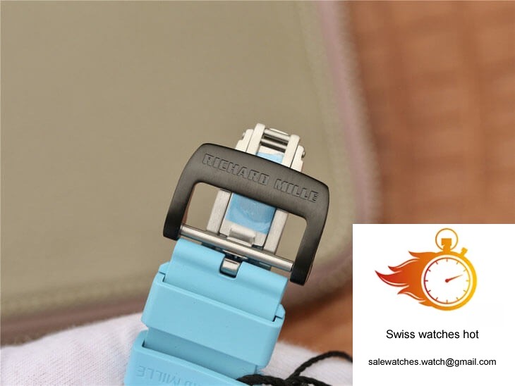 Richard Mille RM11-03 KV Factory Carbon Fiber Blue Strap 9 Richard Mille RM11-03 KV Factory Carbon Fiber Blue Strap 9