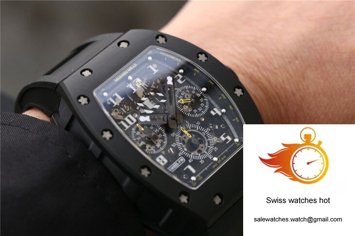 Richard Mille RM-011 KV Factory Carbon Fiber Black Strap 9 Richard Mille RM-011 KV Factory Carbon Fiber Black Strap 9