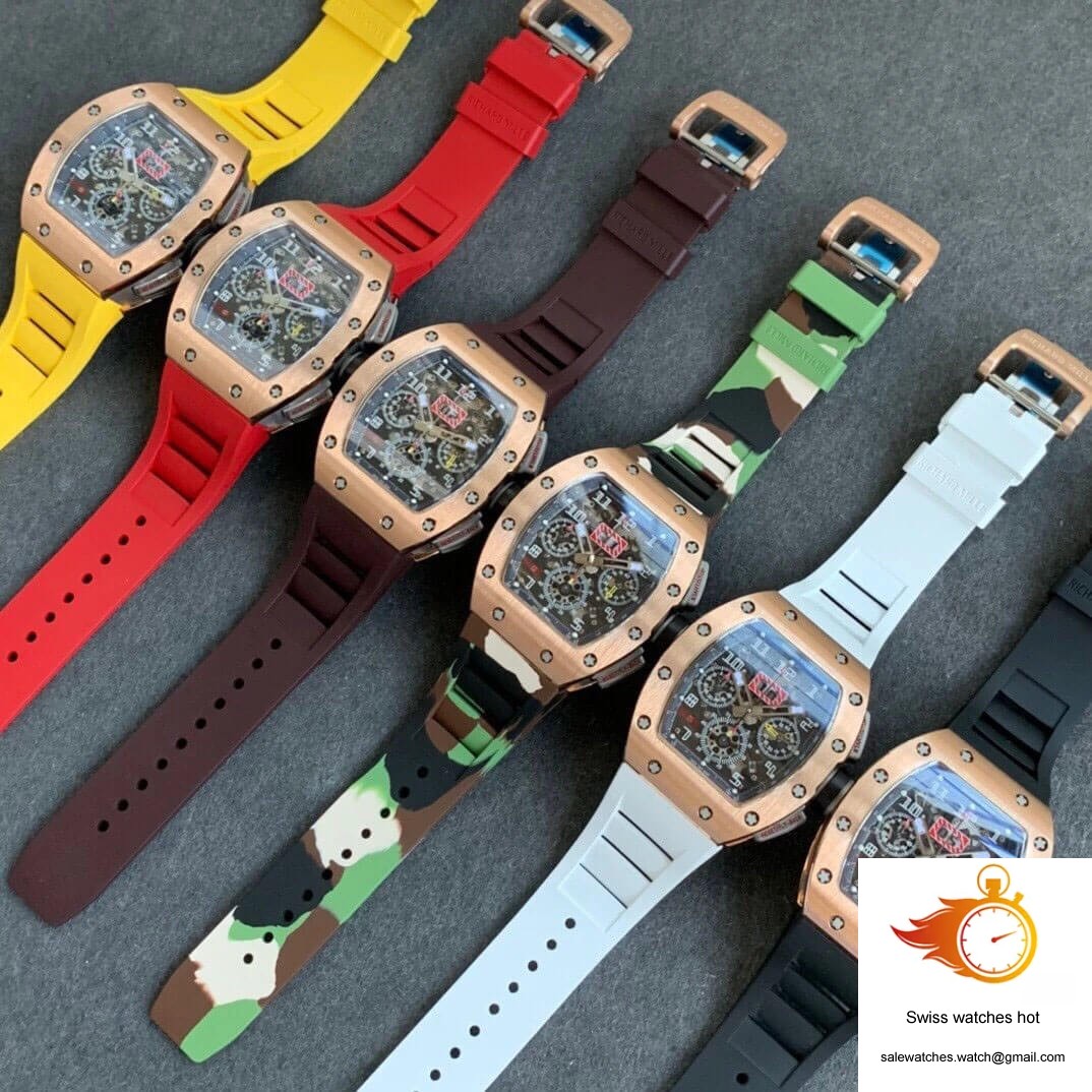Richard Mille RM11 KV Factory Rose Gold Camouflage Strap 9 Richard Mille RM11 KV Factory Rose Gold Camouflage Strap 9