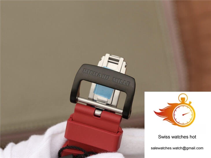 Richard Mille RM11-03 KV Factory Carbon Fiber Red Strap 9 Richard Mille RM11-03 KV Factory Carbon Fiber Red Strap 9