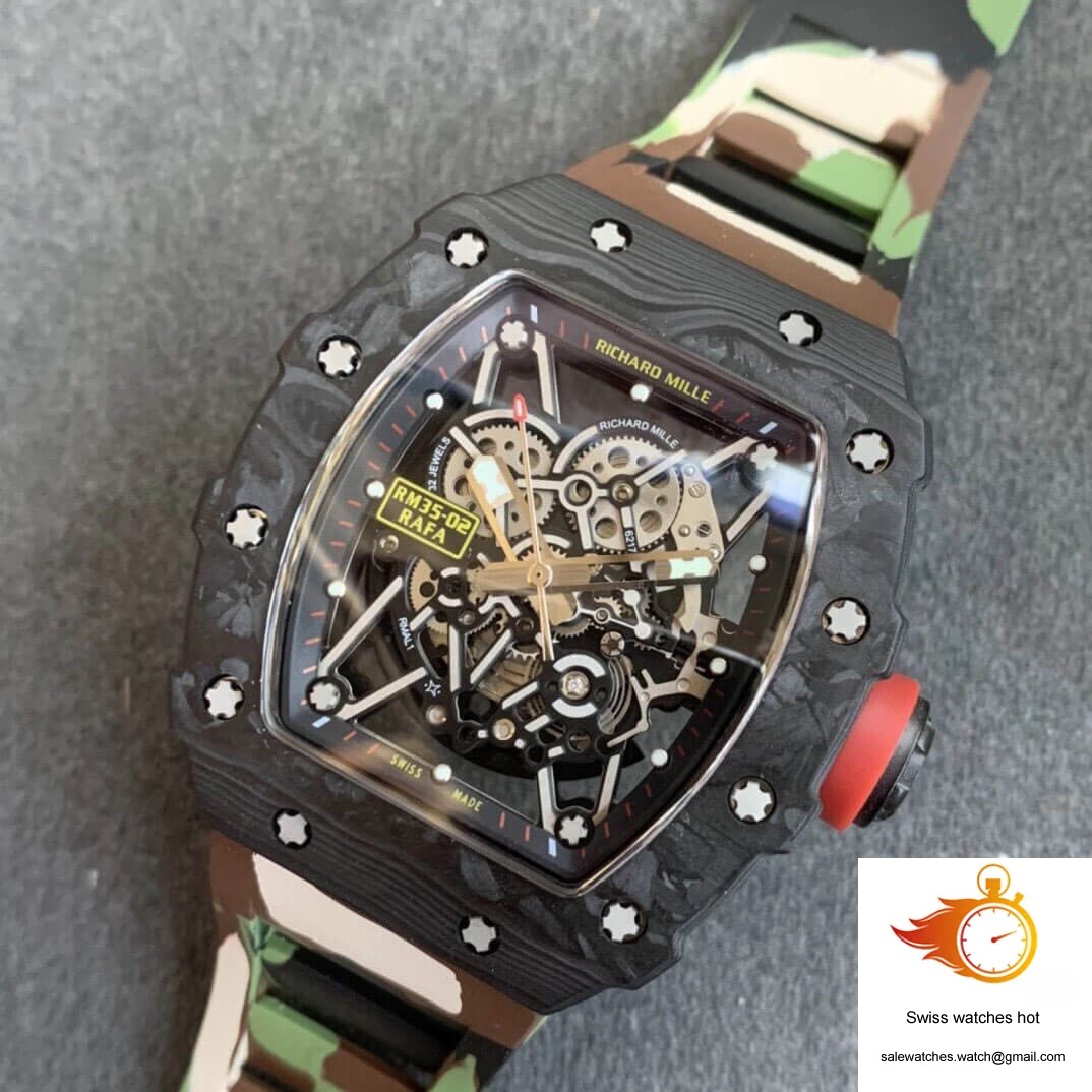 Richard Mille RM35-02 KV Factory V3 Carbon Fiber Camouflage Strap 9 Richard Mille RM35-02 KV Factory V3 Carbon Fiber Camouflage Strap 9