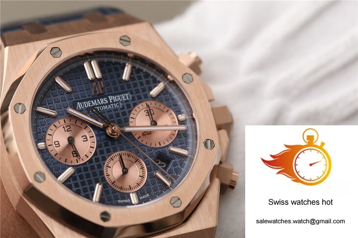 Audemars Piguet Royal Oak Chronograph 26331OR.OO.D315CR.01 OM Factory Blue Dial 9 Audemars Piguet Royal Oak Chronograph 26331OR.OO.D315CR.01 OM Factory Blue Dial 9