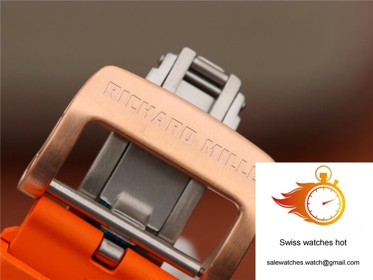 Richard Mille RM035 Americas KV Factory Rose Gold Orange Strap 9 Richard Mille RM035 Americas KV Factory Rose Gold Orange Strap 9
