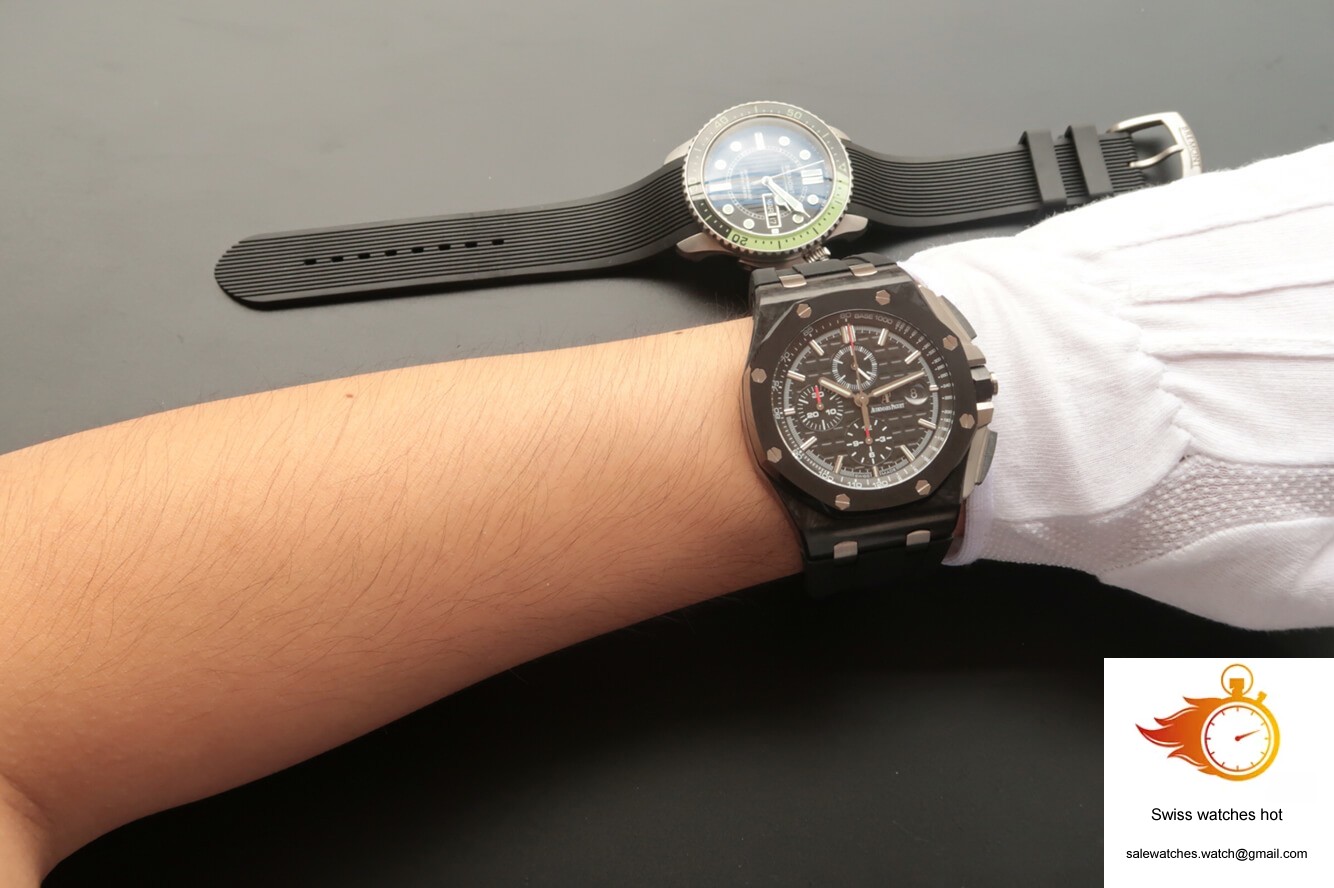 Audemars Piguet Royal Oak Offshore 26400AU.OO.A002CA.01 JF Factory Black Dial 9 Audemars Piguet Royal Oak Offshore 26400AU.OO.A002CA.01 JF Factory Black Dial 9