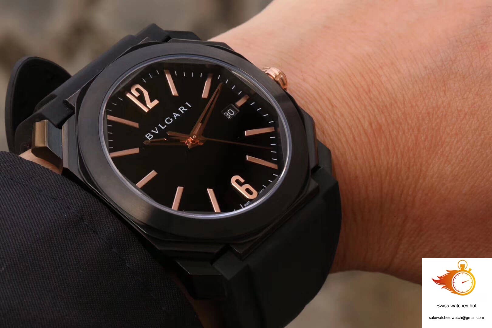 Bvlgari Octo 102581 BGO41BBSVD Black Dial 9 Bvlgari Octo 102581 BGO41BBSVD Black Dial 9