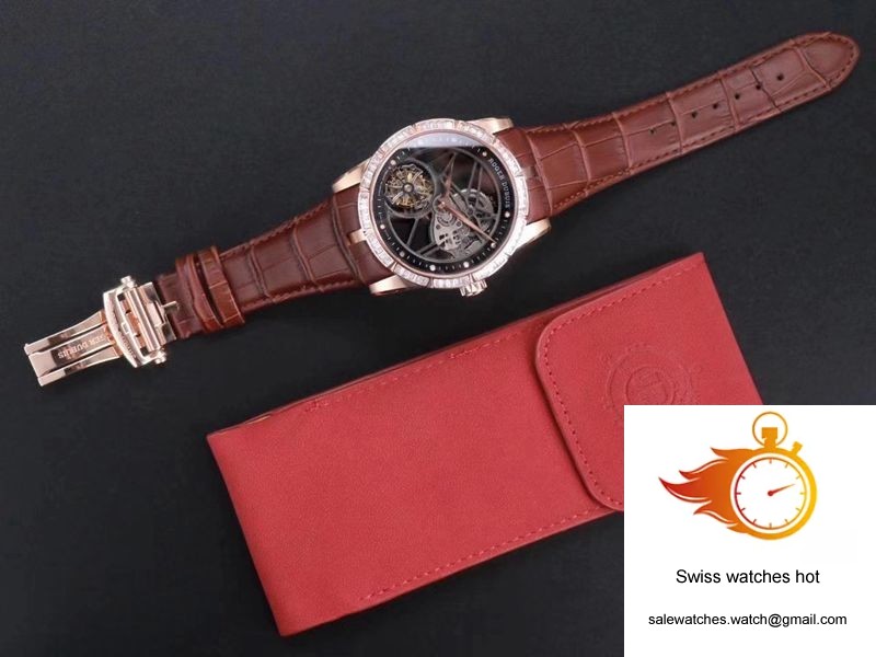 Roger Dubuis Excalibur RDDBEX0404 JB Factory V3 Rose Gold Tourbillon 9 Roger Dubuis Excalibur RDDBEX0404 JB Factory V3 Rose Gold Tourbillon 9