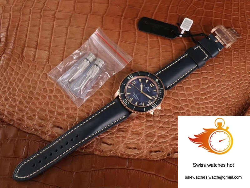 Blancpain Fifty Fathoms 5015-3603C-63B ZF Factory Blue Dial 9 Blancpain Fifty Fathoms 5015-3603C-63B ZF Factory Blue Dial 9