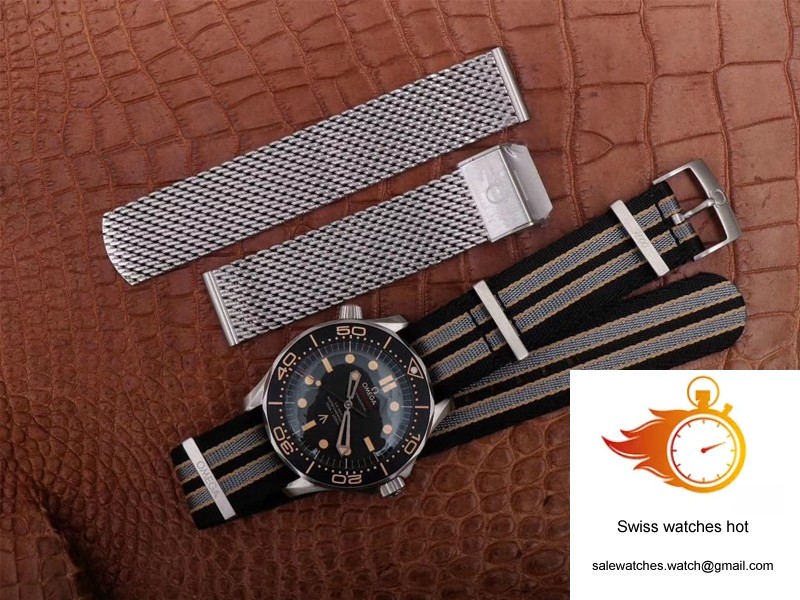 Omega Seamaster 210.92.42.20.01.001 James Bond 007 VS Factory Black Dial 9 Omega Seamaster 210.92.42.20.01.001 James Bond 007 VS Factory Black Dial 9