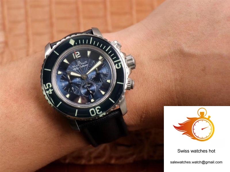 Blancpain Fifty Fathoms Chronographe Flyback 5085FB-1140-52B OM Factory 9 Blancpain Fifty Fathoms Chronographe Flyback 5085FB-1140-52B OM Factory 9