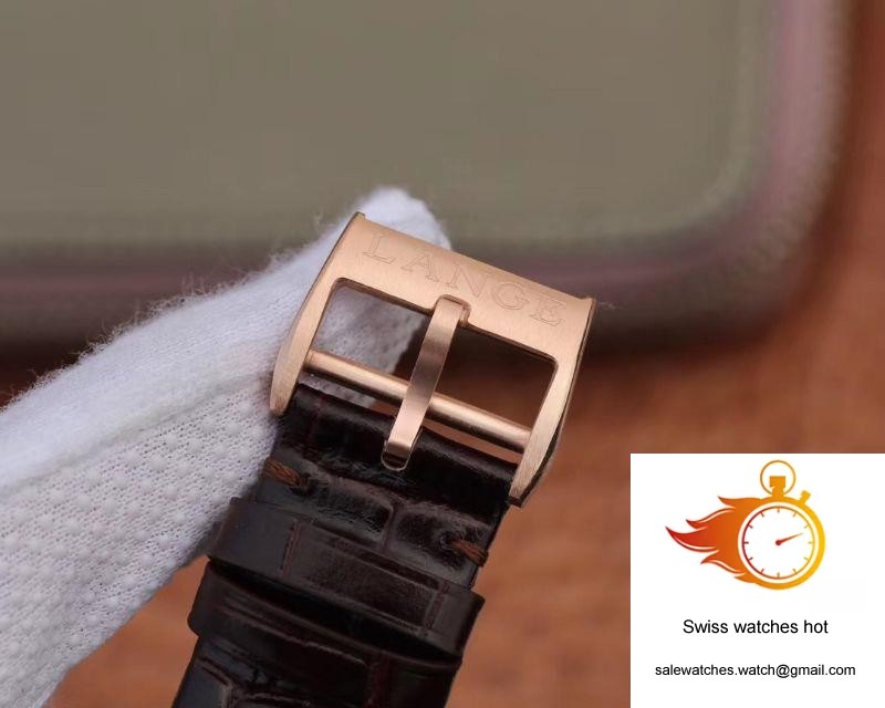 A. Lange & Sohne Saxonia Thin Pink Gold 201.033 SV Factory 9 A. Lange & Sohne Saxonia Thin Pink Gold 201.033 SV Factory 9