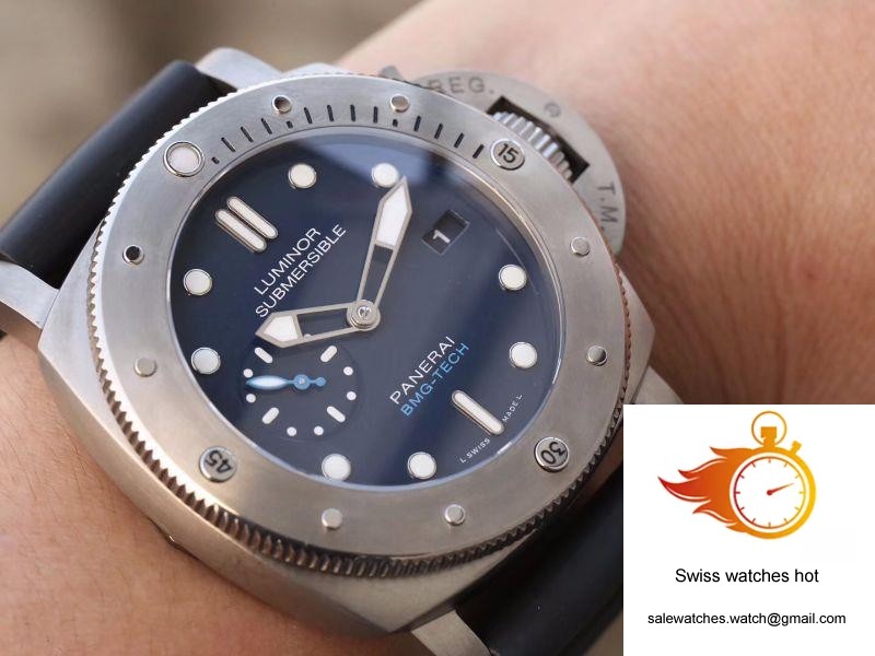 Panerai Luminor Submersible 1950 BMG-TECH 3 Days Automatic PAM 692 XF Factory Blue Dial 9 Panerai Luminor Submersible 1950 BMG-TECH 3 Days Automatic PAM 692 XF Factory Blue Dial 9