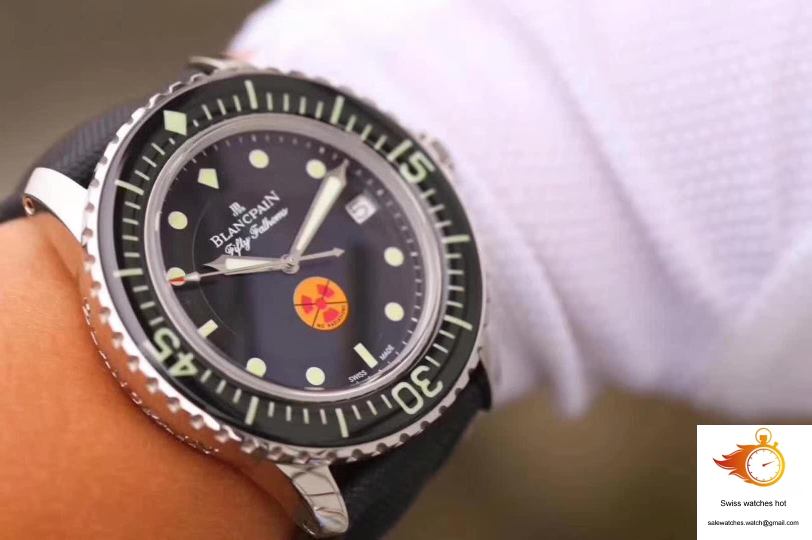 Blancpain Fifty Fathoms Tribute Limited Edition 5015B-1130-52 ZF Factory Black Dial 9 Blancpain Fifty Fathoms Tribute Limited Edition 5015B-1130-52 ZF Factory Black Dial 9