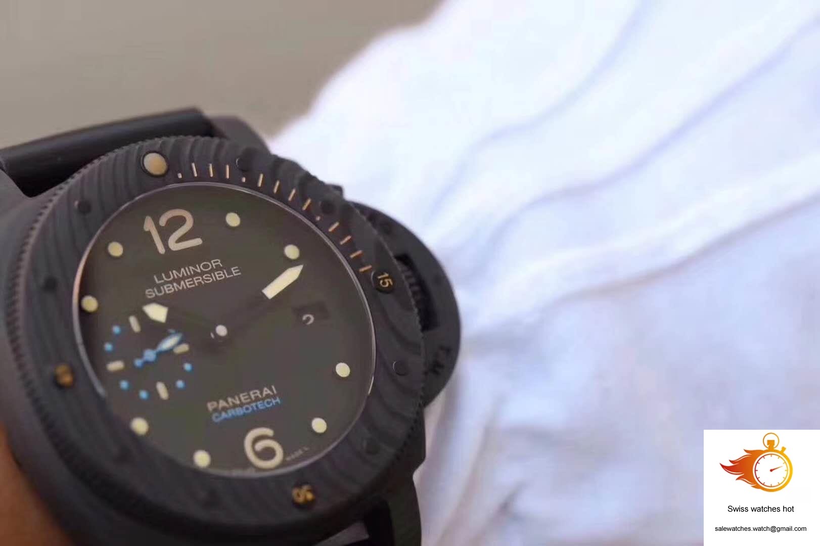Panerai Luminor Submersible 1950 PAM616 VS Factory Black Dial 9 Panerai Luminor Submersible 1950 PAM616 VS Factory Black Dial 9