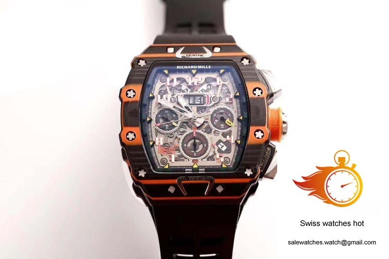 Richard Mille RM011-03 McLaren Automatic Flyback Chronograph KV Factory Skeleton Dial 9 Richard Mille RM011-03 McLaren Automatic Flyback Chronograph KV Factory Skeleton Dial 9