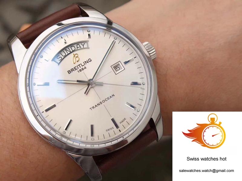 Breitling Transocean Day Date A4531012/G751/437X/A20BA.1 V7 Silver Dial 9 Breitling Transocean Day Date A4531012/G751/437X/A20BA.1 V7 Silver Dial 9