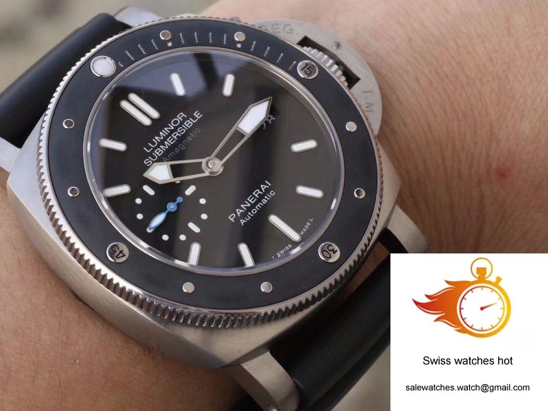 Panerai Luminor Submersible 1950 Amagnetic 3 Days PAM1389 VS Factory Black Dial 9 Panerai Luminor Submersible 1950 Amagnetic 3 Days PAM1389 VS Factory Black Dial 9