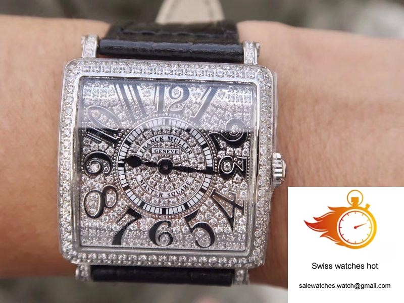 Franck Muller Master Square Ladies 6002 M QZ D Diamond Dial GF Factory 9 Franck Muller Master Square Ladies 6002 M QZ D Diamond Dial GF Factory 9