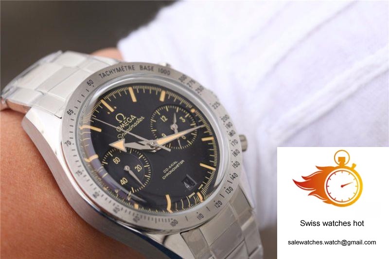 Omega Speedmaster 57 Co-Axial Chronograph 331.10.42.51.01.002 OM Factory Black Dial 9 Omega Speedmaster 57 Co-Axial Chronograph 331.10.42.51.01.002 OM Factory Black Dial 9
