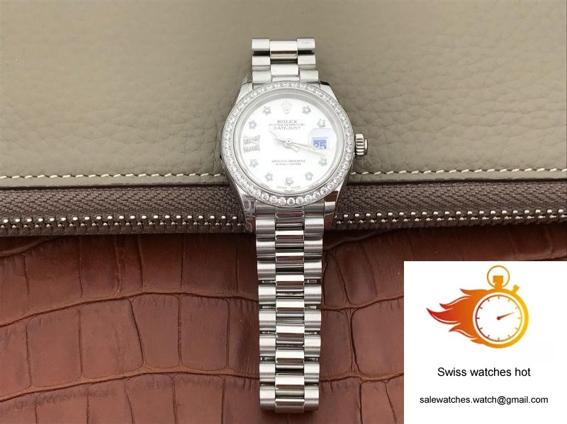 Rolex Lady Datejust 279136RBR 28mm Silver Dial 9 Rolex Lady Datejust 279136RBR 28mm Silver Dial 9